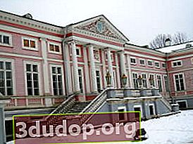 Kuskovo. Palatul din partea parcului